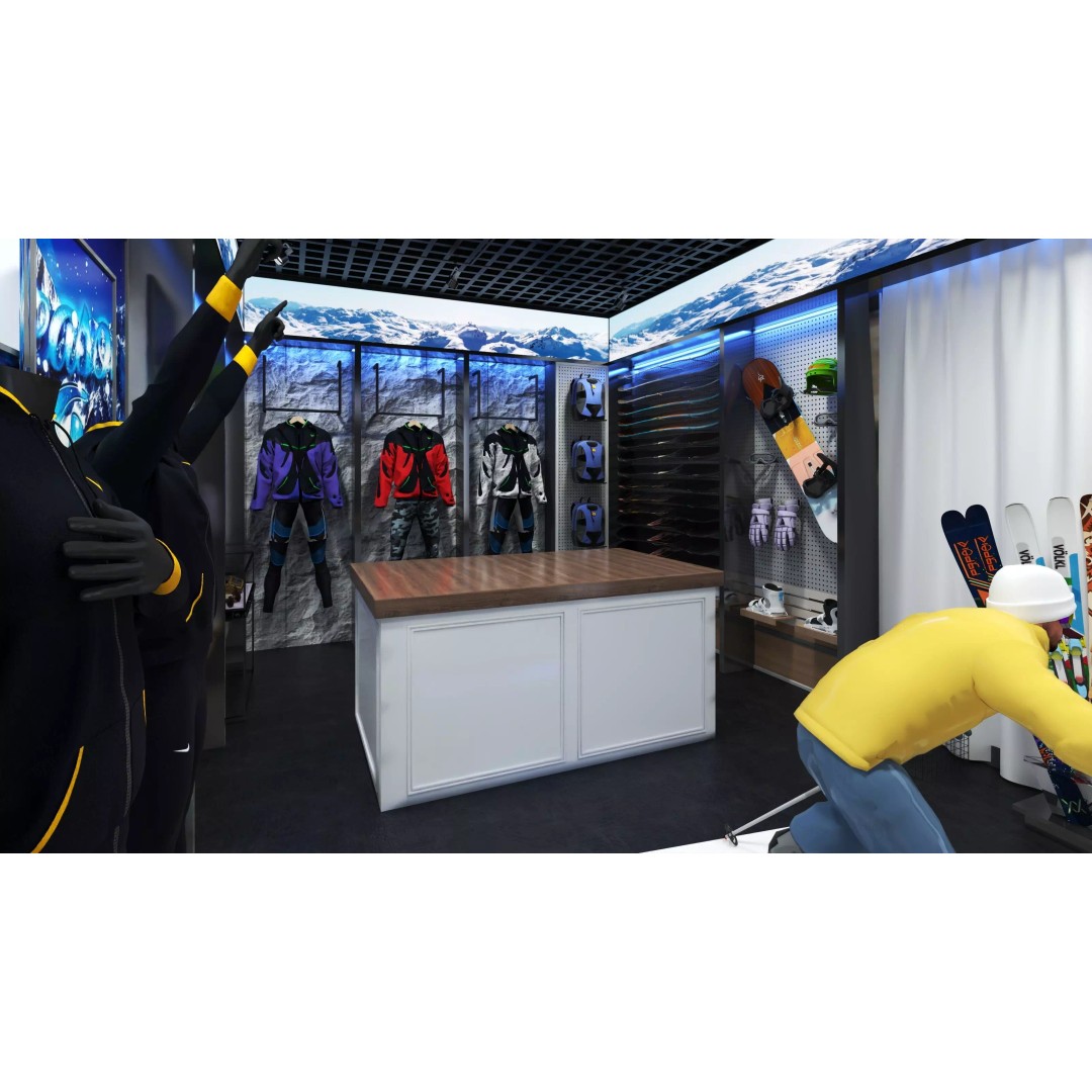 Ski Equipment Store 3D Model – Low Poly Game Asset, FBX, OBJ - View 10