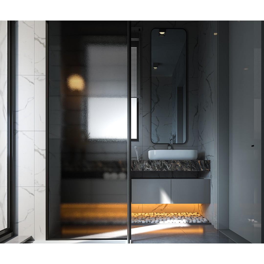 Contemporary Bathroom 3D Model – Luxury Interior Design, FBX - View 16