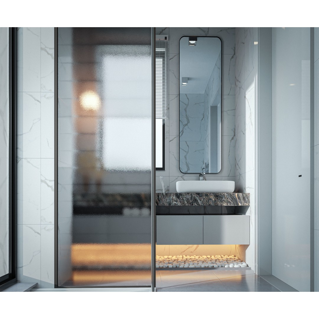 Contemporary Bathroom 3D Model – Luxury Interior Design, FBX - View 17