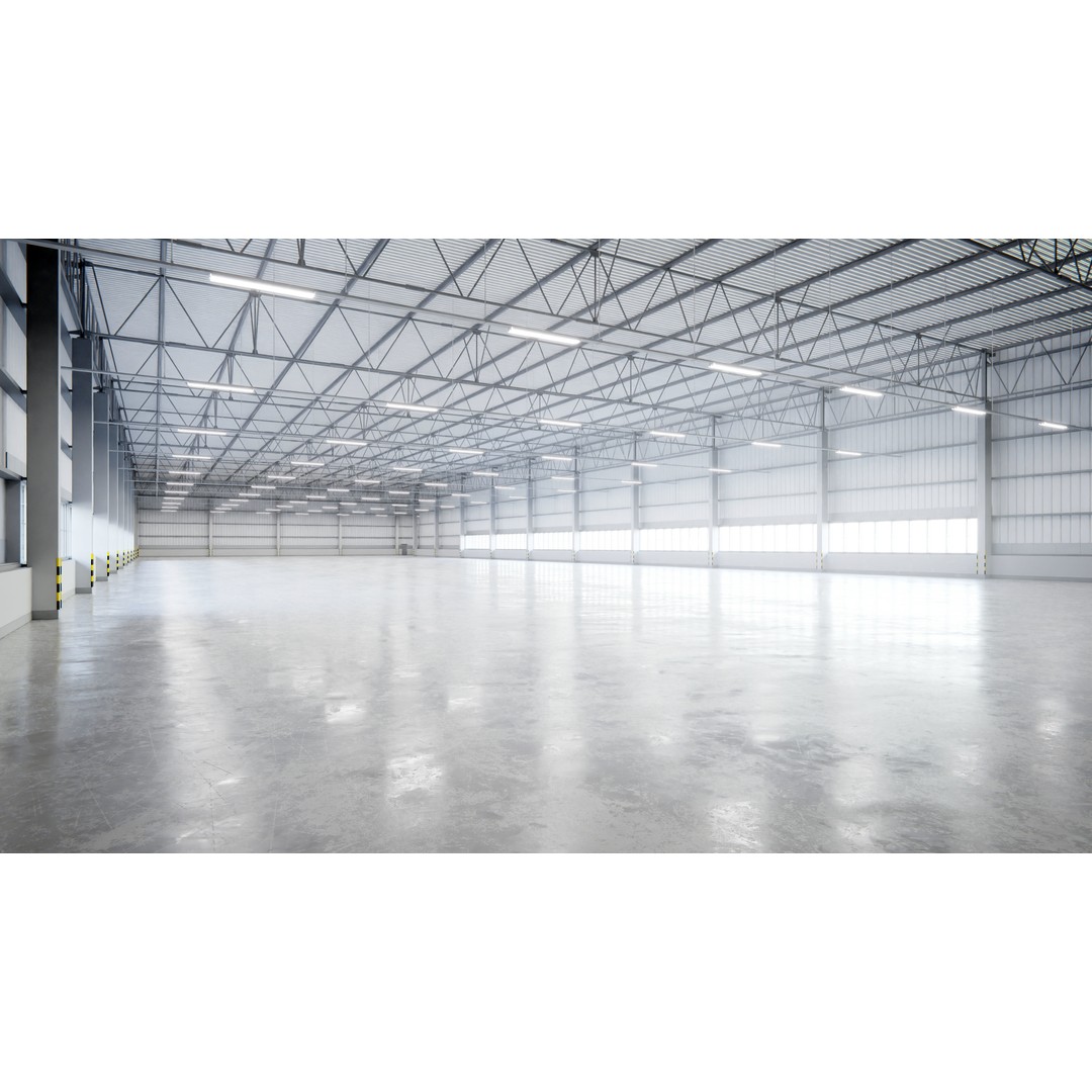 Warehouse Interior 3D Model – Low Poly PBR Game Asset, FBX, OBJ, Blender - View 10