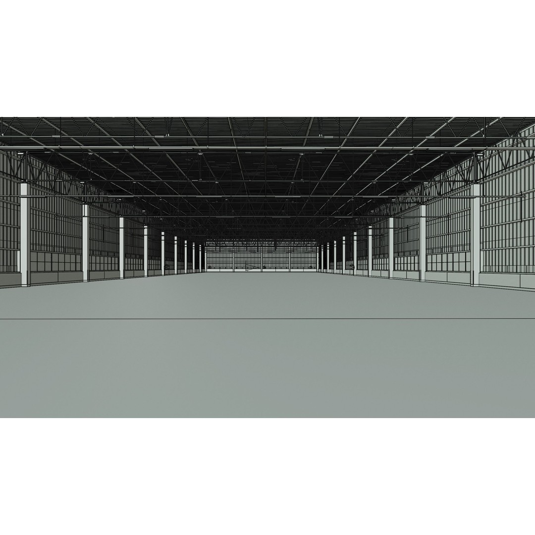 Warehouse Interior 3D Model – Low Poly PBR Game Asset, FBX, OBJ, Blender - View 15