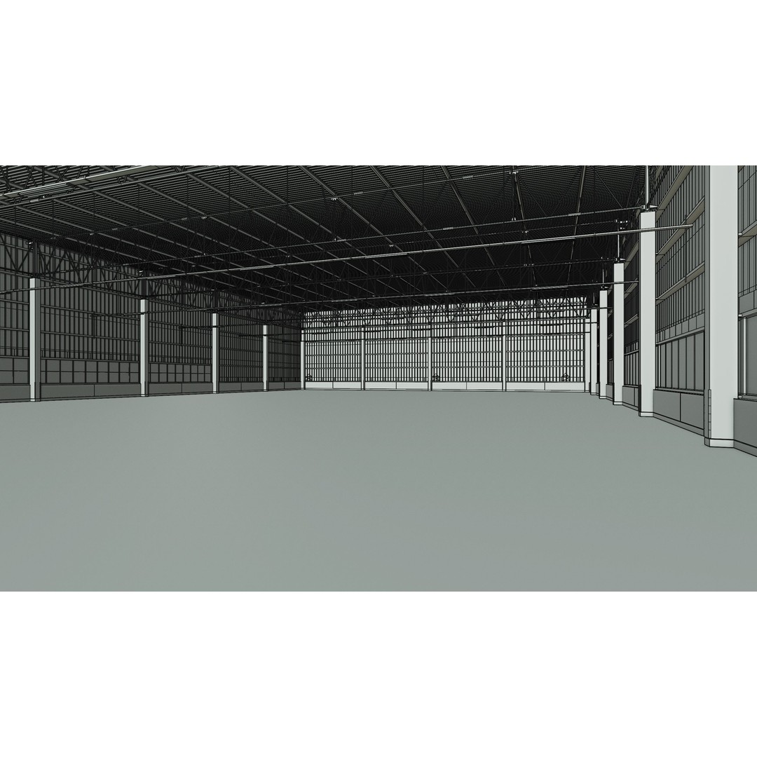 Warehouse Interior 3D Model – Low Poly PBR Game Asset, FBX, OBJ, Blender - View 18