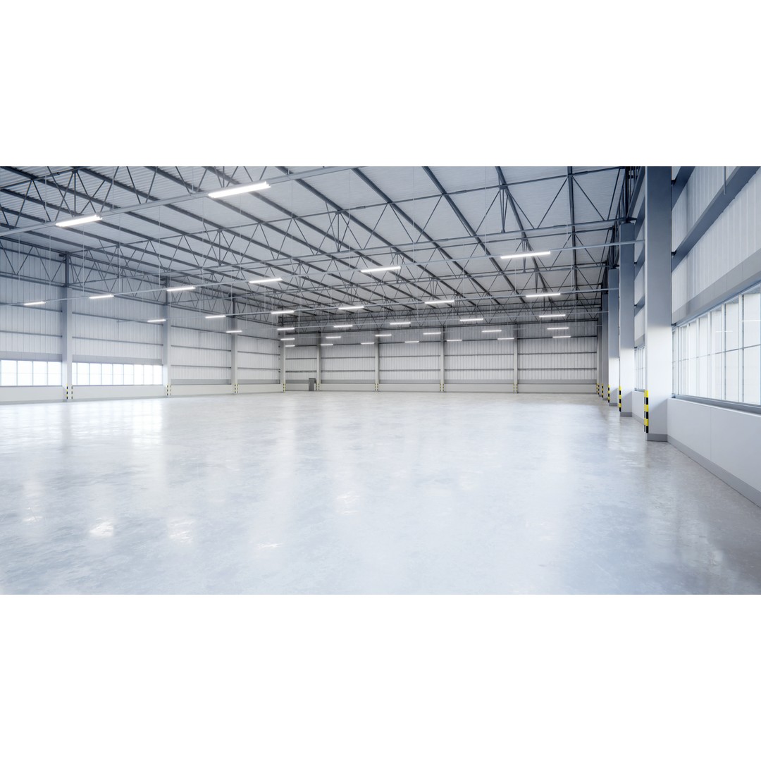 Warehouse Interior 3D Model – Low Poly PBR Game Asset, FBX, OBJ, Blender - View 4
