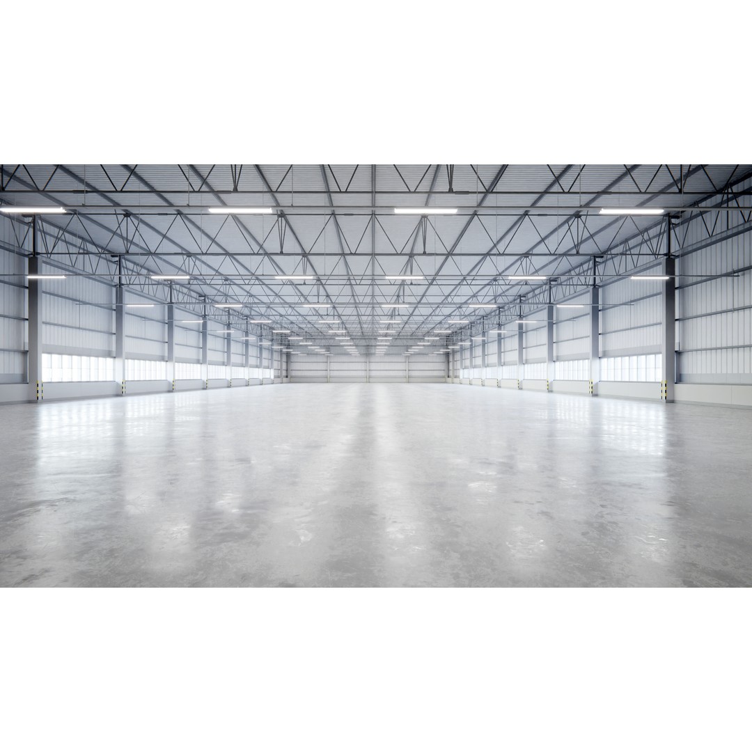 Warehouse Interior 3D Model – Low Poly PBR Game Asset, FBX, OBJ, Blender - View 6