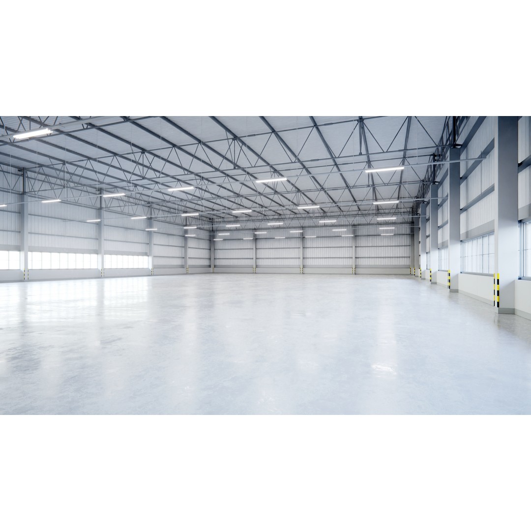 Warehouse Interior 3D Model – Low Poly PBR Game Asset, FBX, OBJ, Blender - View 9