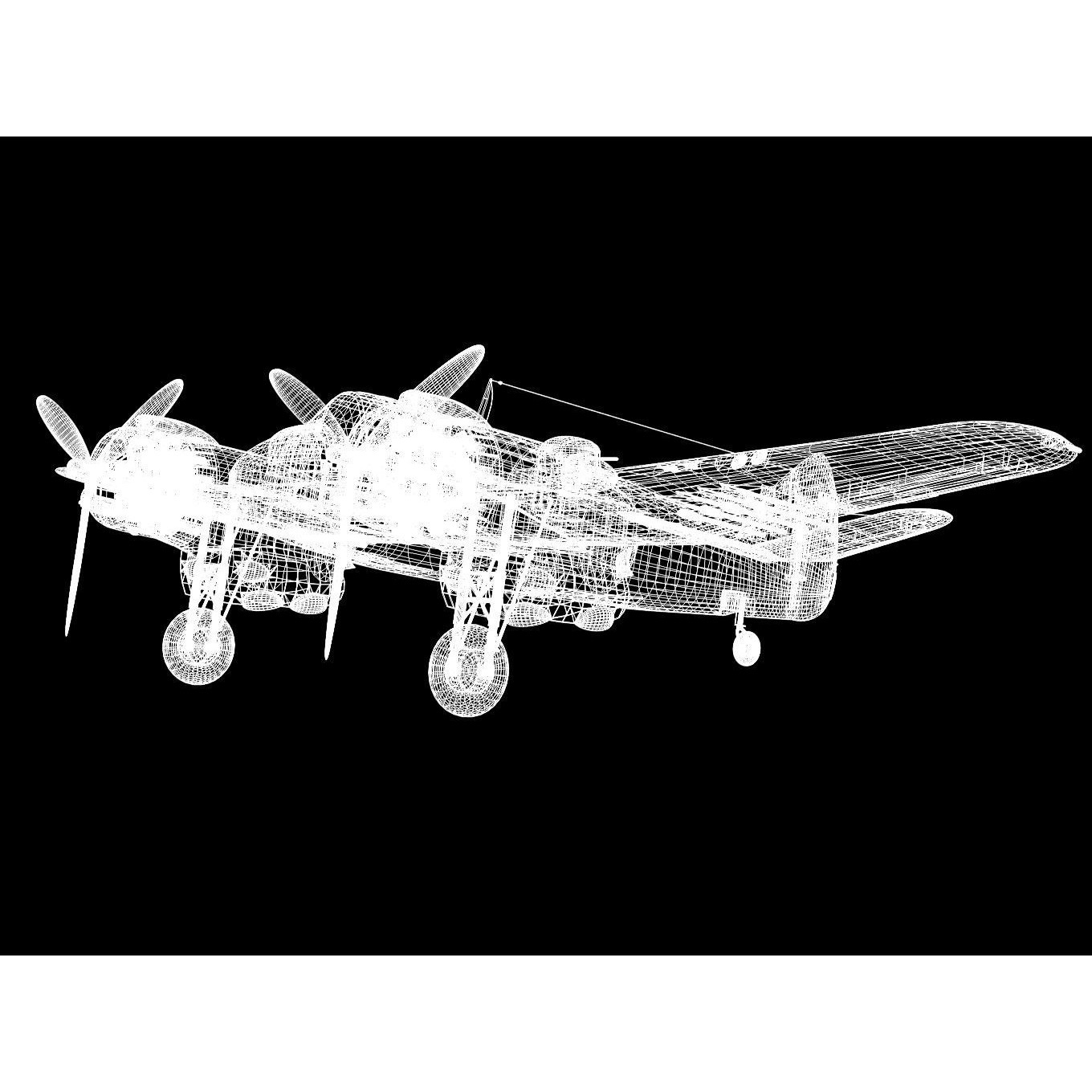 Bristol Beaufighter MKXXI - High-Poly 3D Model - View 17