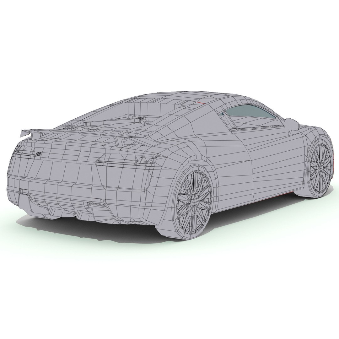 Luxury Car 3D Model – Low Poly Game Asset, FBX, PBR Textures - View 11