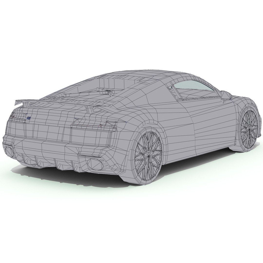 Luxury Car 3D Model – Low Poly Game Asset, FBX, PBR Textures - View 14