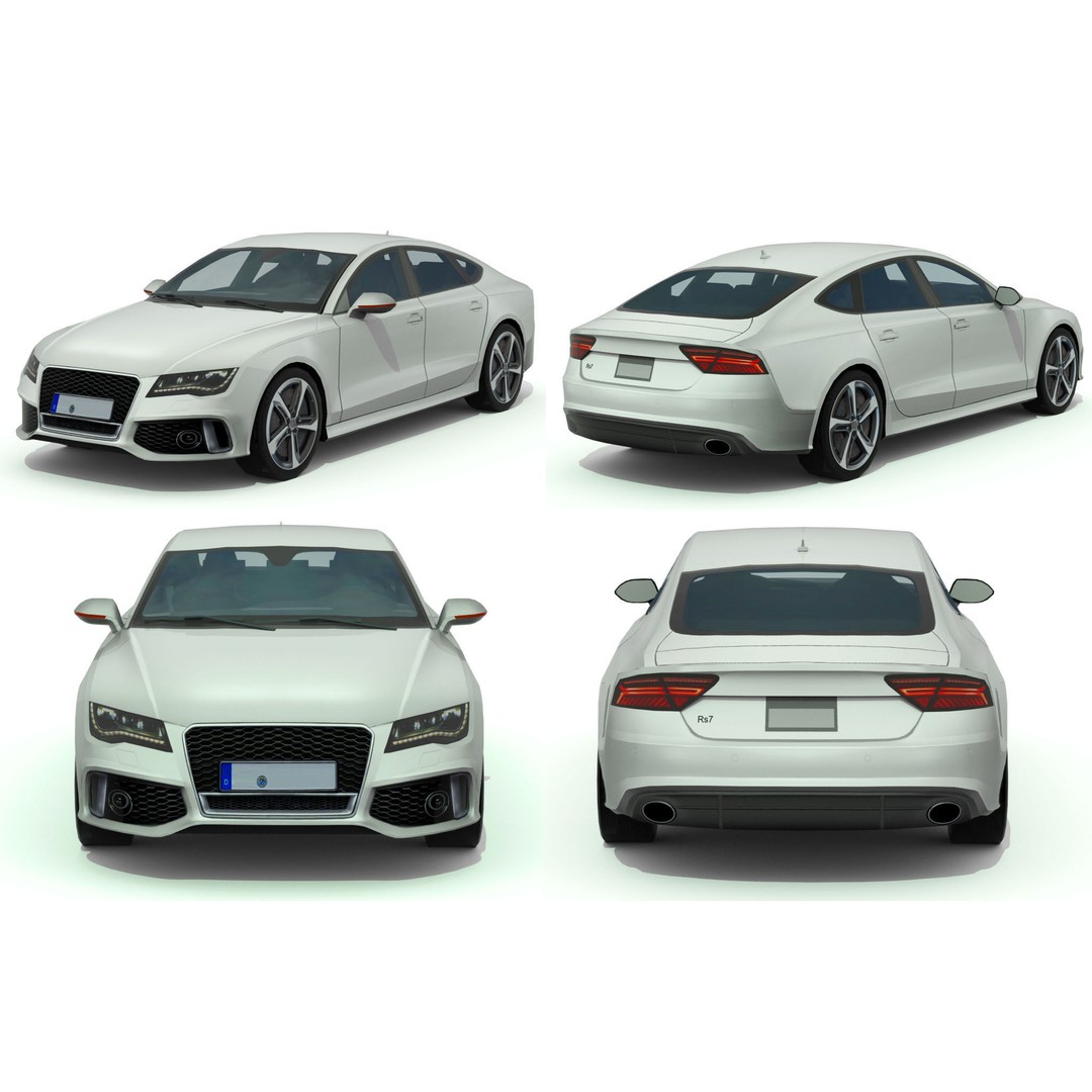 Luxury Car 3D Model – Low Poly Game Asset, FBX, PBR Textures - View 15
