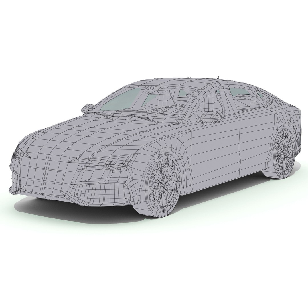 Luxury Car 3D Model – Low Poly Game Asset, FBX, PBR Textures - View 16