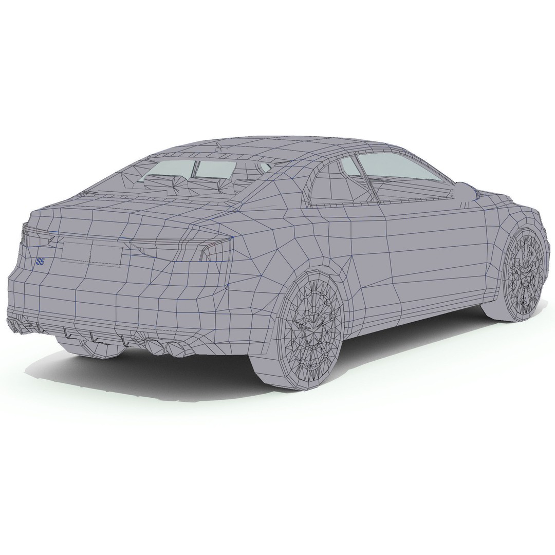 Luxury Car 3D Model – Low Poly Game Asset, FBX, PBR Textures - View 20