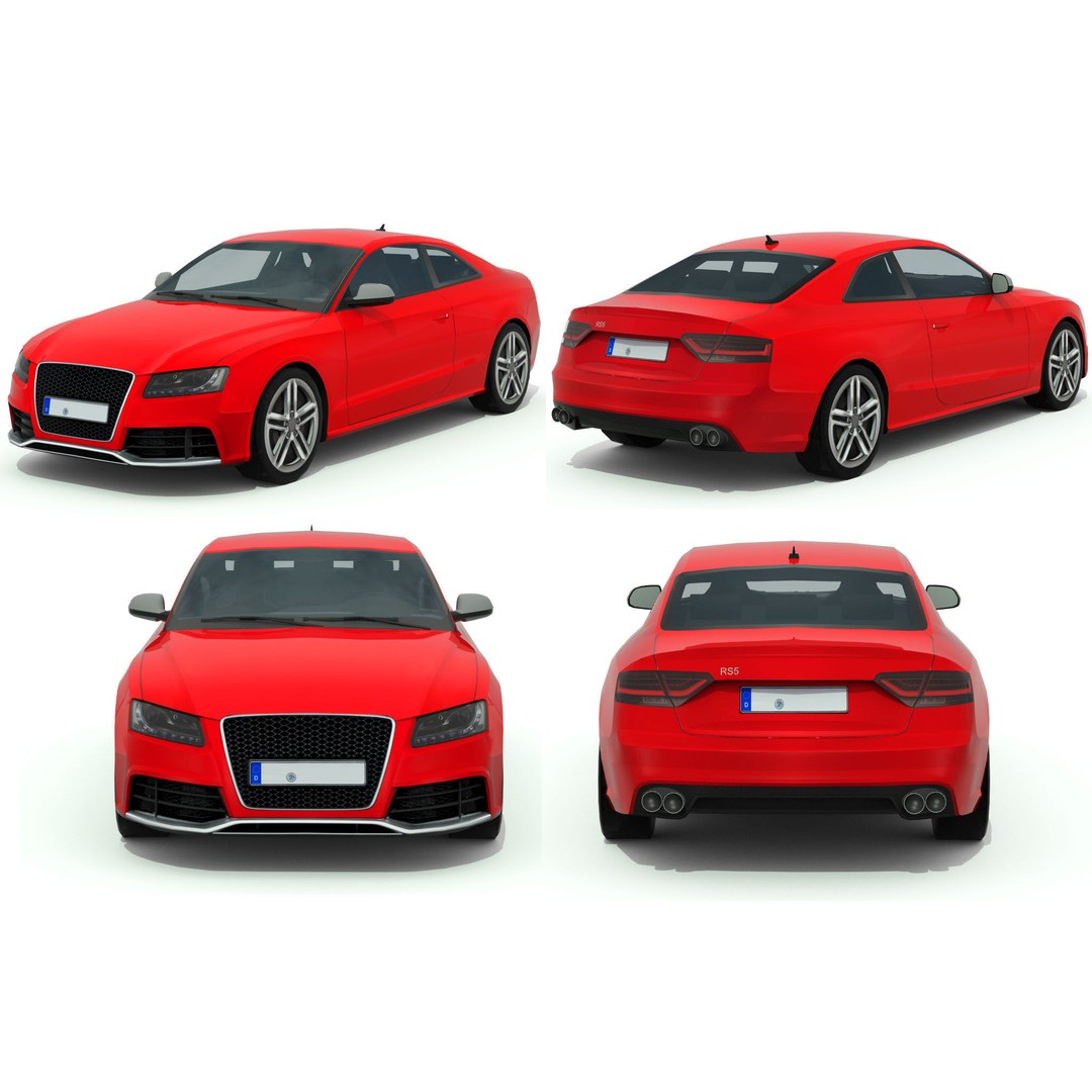 Luxury Car 3D Model – Low Poly Game Asset, FBX, PBR Textures - View 21