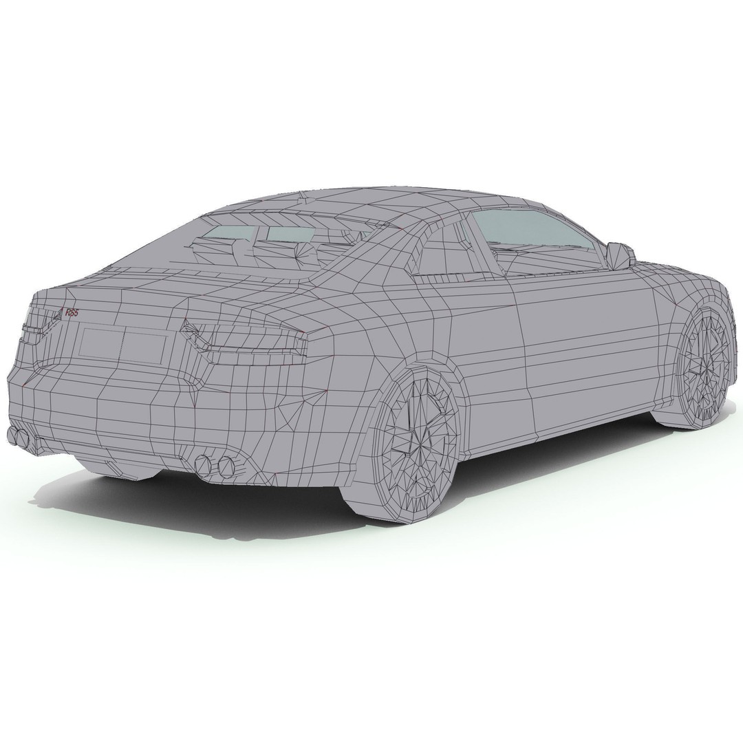 Luxury Car 3D Model – Low Poly Game Asset, FBX, PBR Textures - View 23