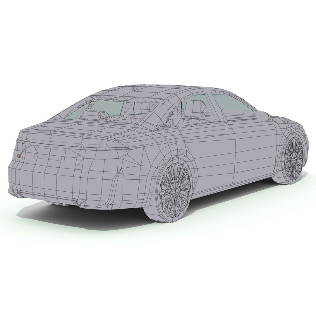Luxury Car 3D Model – Low Poly Game Asset, FBX, PBR Textures - View 29