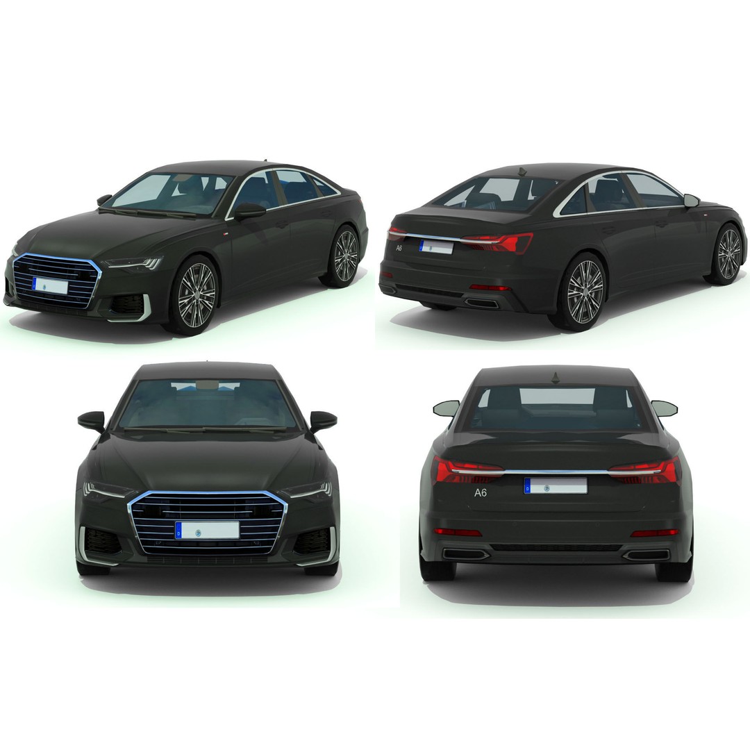 Luxury Car 3D Model – Low Poly Game Asset, FBX, PBR Textures - View 30