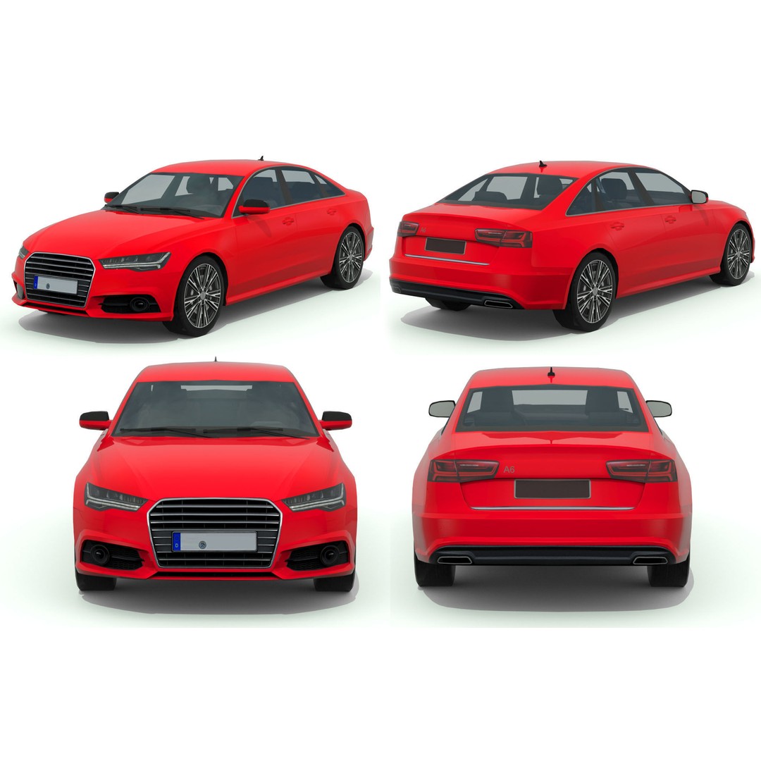 Luxury Car 3D Model – Low Poly Game Asset, FBX, PBR Textures - View 33