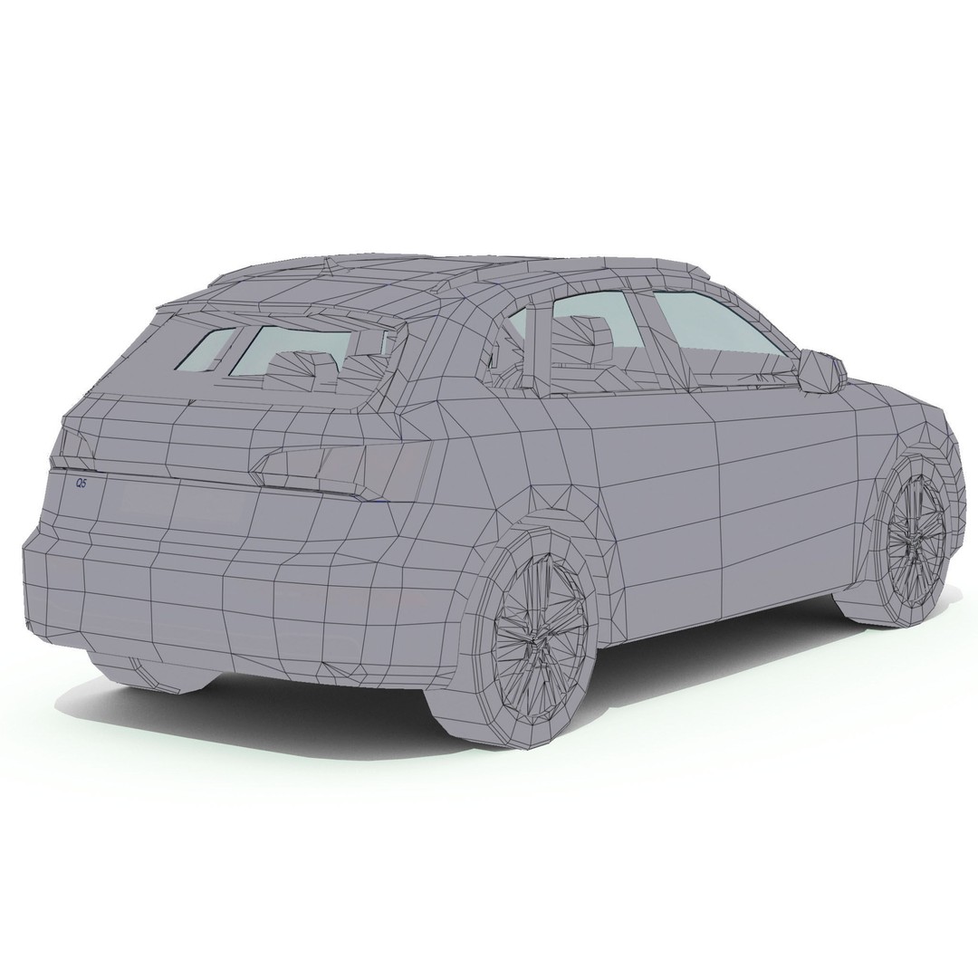 Luxury Car 3D Model – Low Poly Game Asset, FBX, PBR Textures - View 8