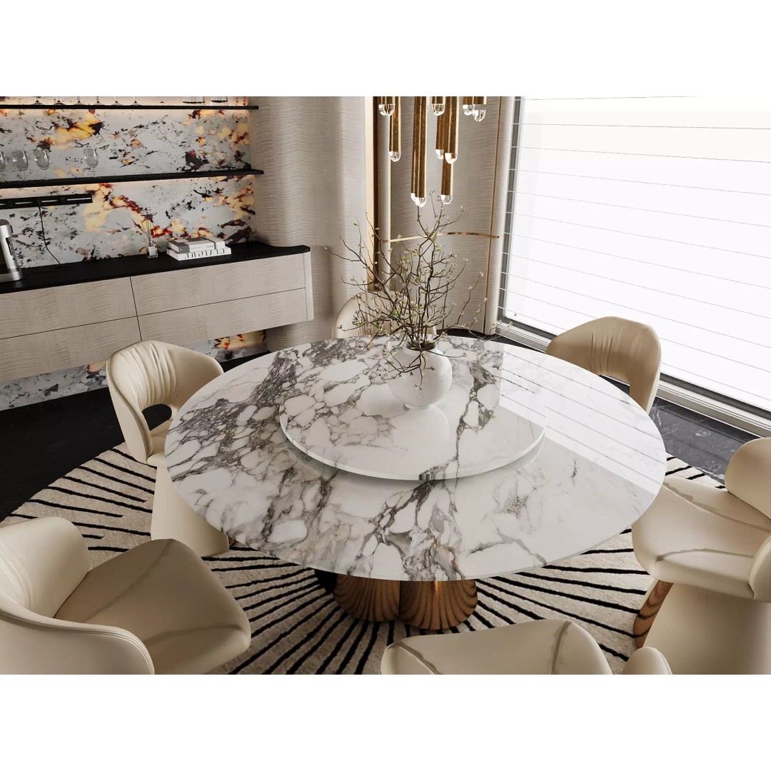 Luxury Modern Dining Area 3D Model – High-End Interior Design, FBX - View 5