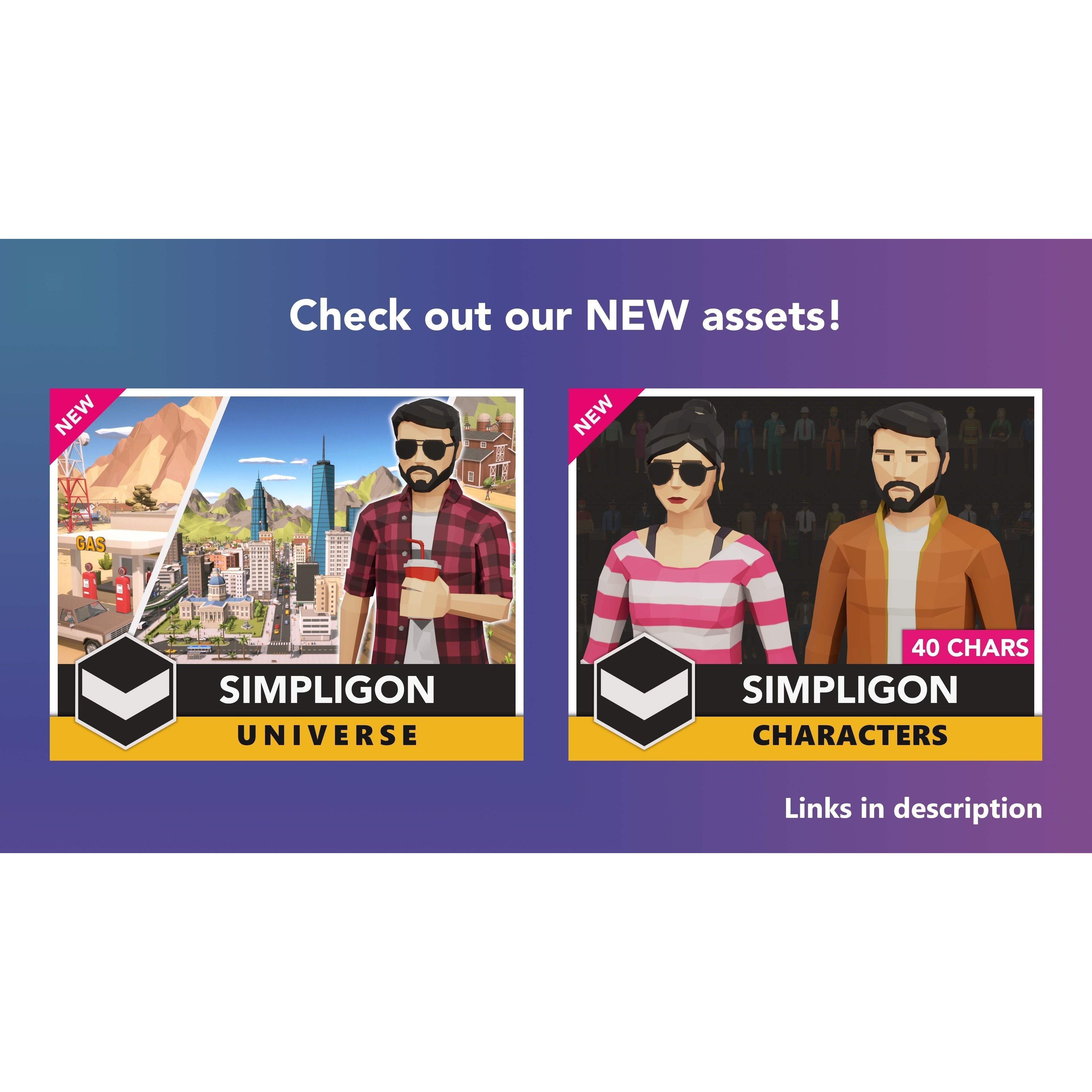 SimplePoly Urban - Low-Poly Game-Ready 3D Model