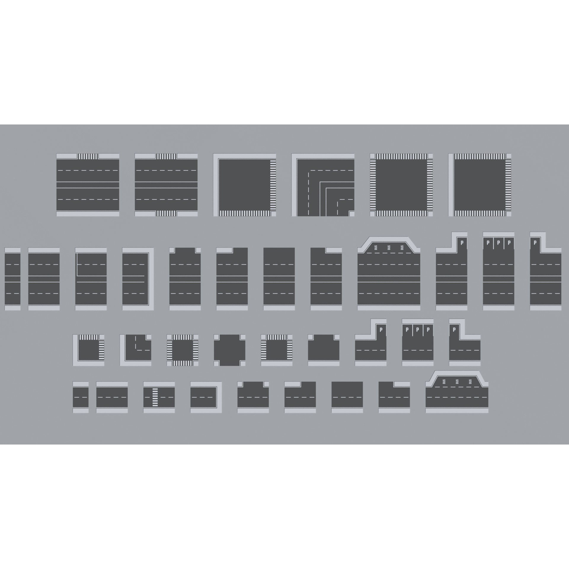 SimplePoly Urban - Low-Poly Game-Ready 3D Model - View 24