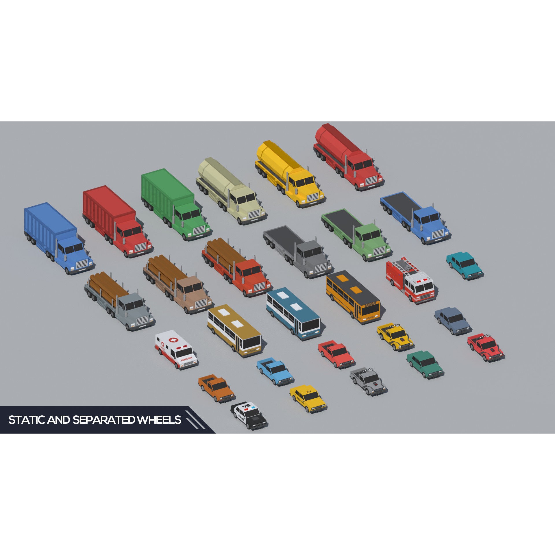 SimplePoly Urban - Low-Poly Game-Ready 3D Model - View 31