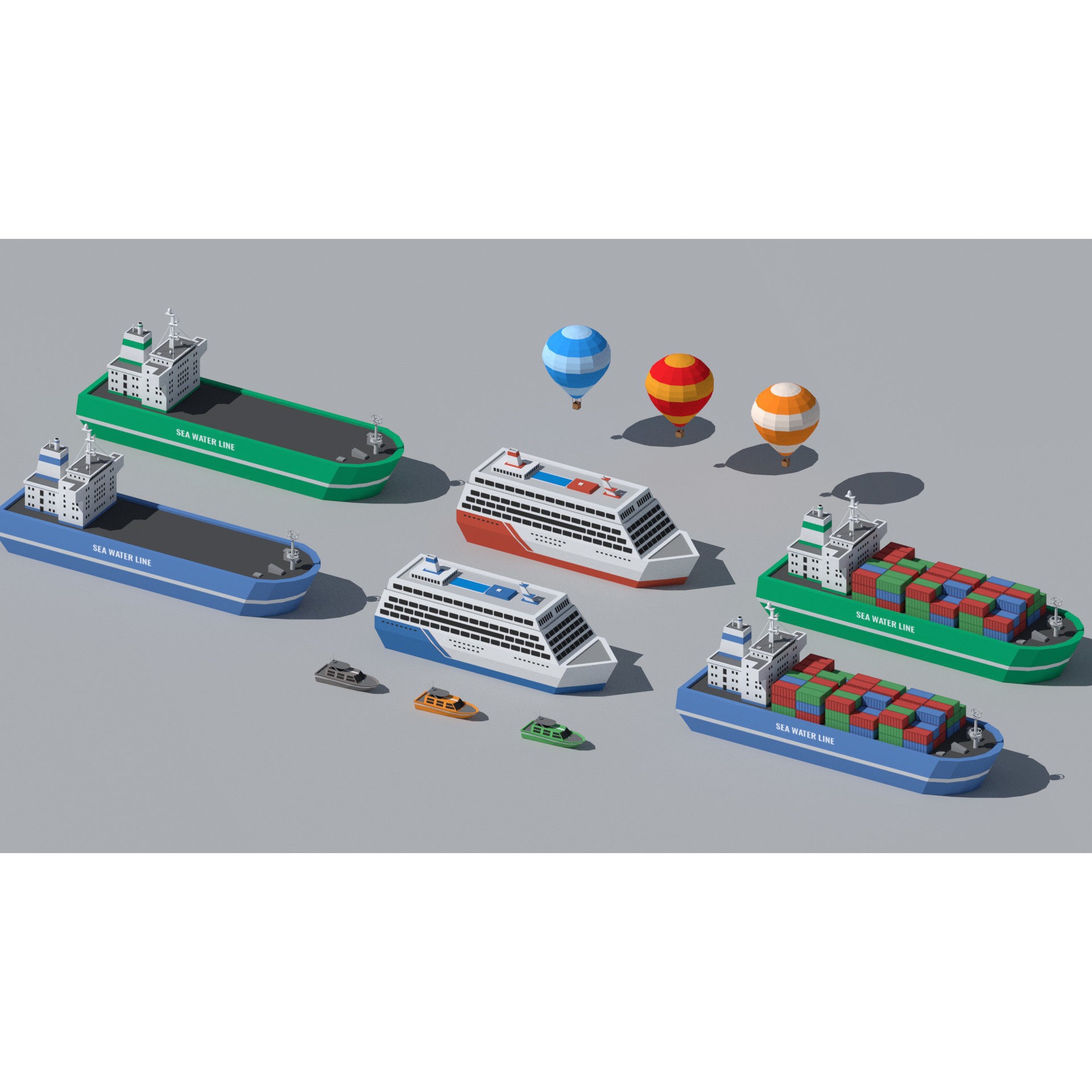 SimplePoly Urban - Low-Poly Game-Ready 3D Model - View 34