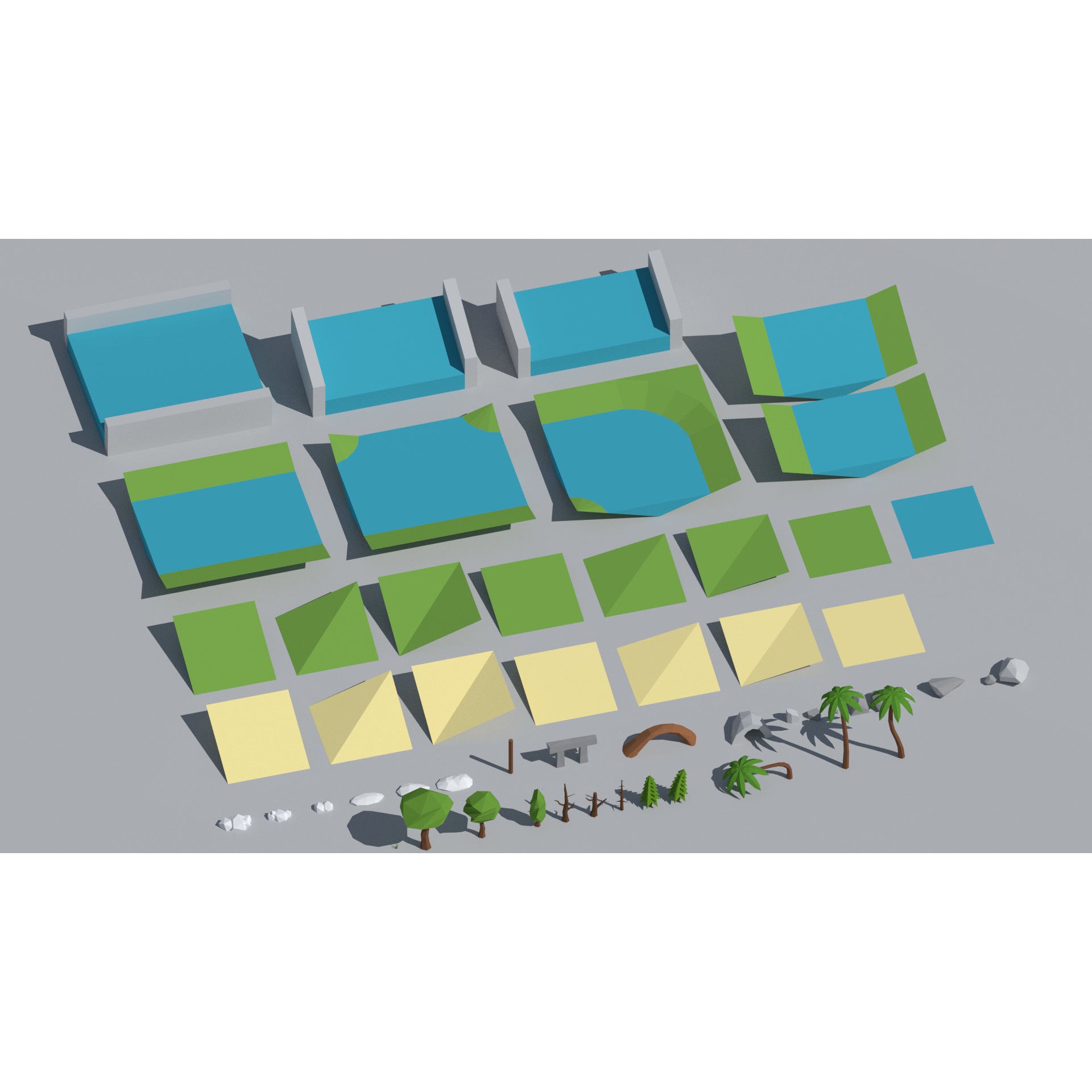 SimplePoly Urban - Low-Poly Game-Ready 3D Model - View 36