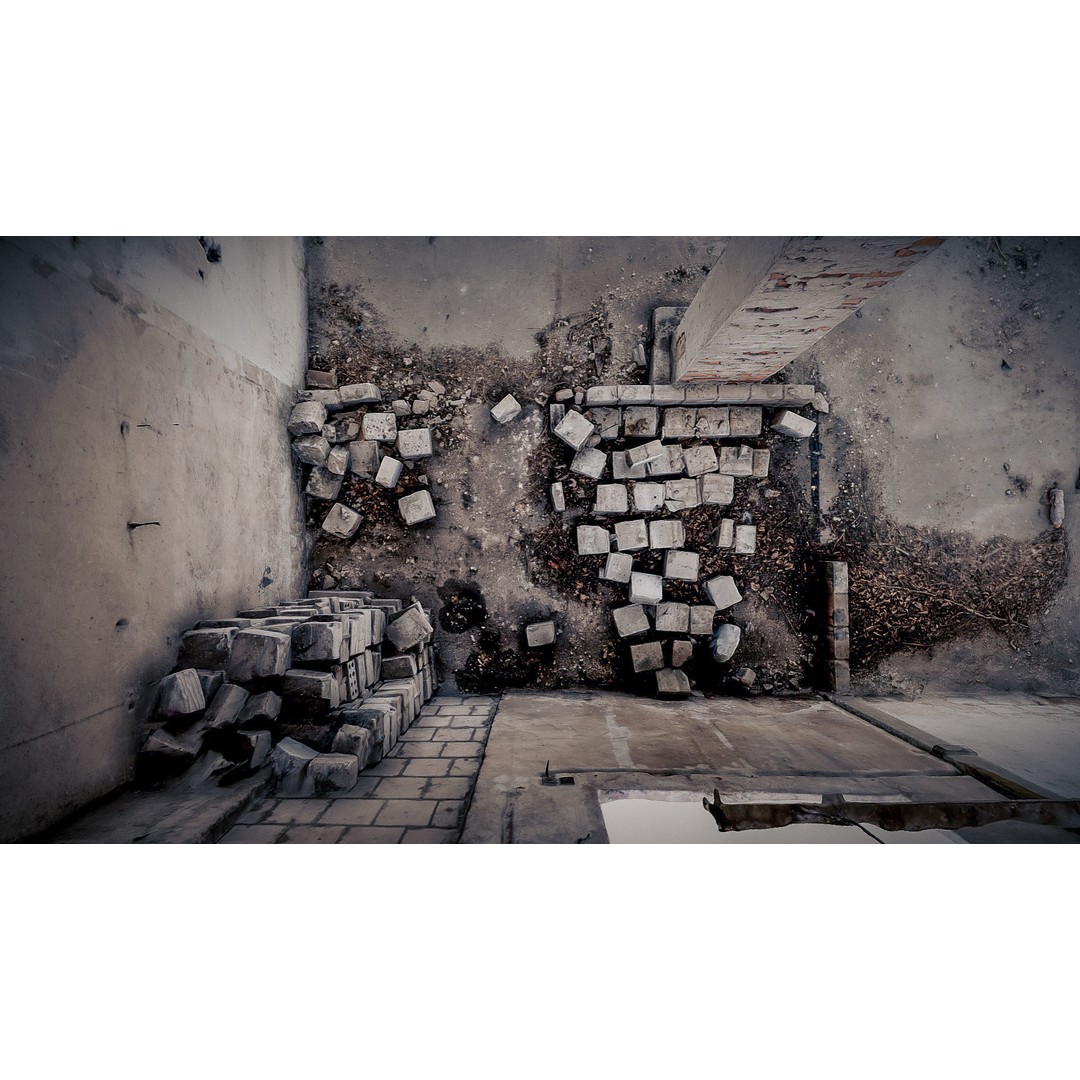 Large Garage Hall 3D Model – Photogrammetry Scanned Interior, FBX - View 7