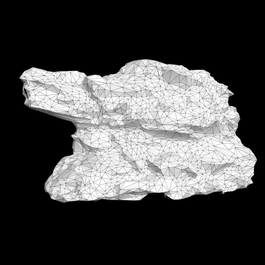 Black Beach Rock Collection 3D Model – Low Poly PBR Textures, FBX & OBJ - View 17