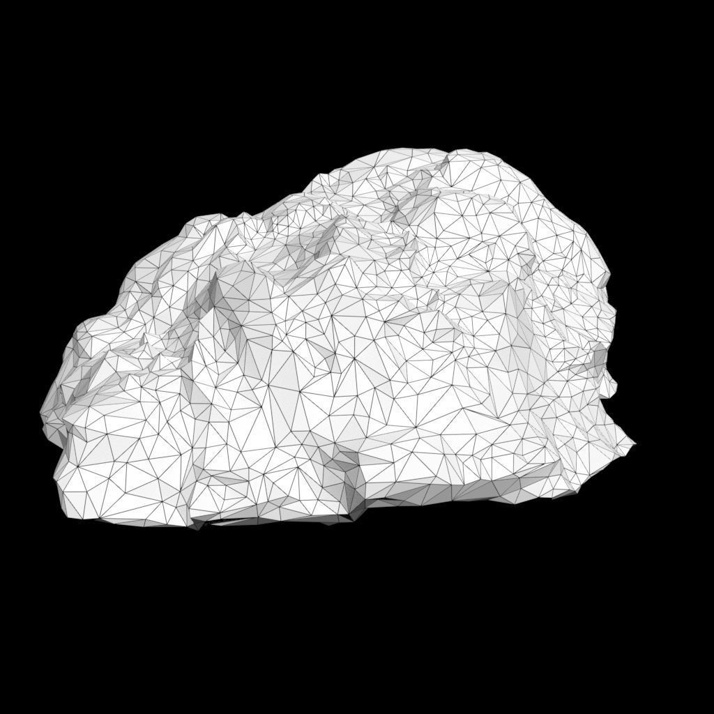 Black Beach Rock Collection 3D Model – Low Poly PBR Textures, FBX & OBJ - View 7