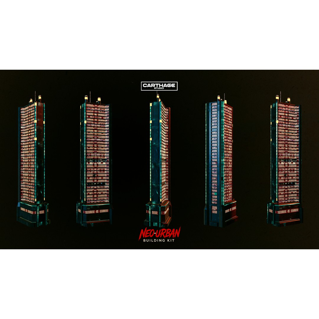 Stylized Building 3D Model – Low Poly Game Asset, FBX, PBR Textures - View 13