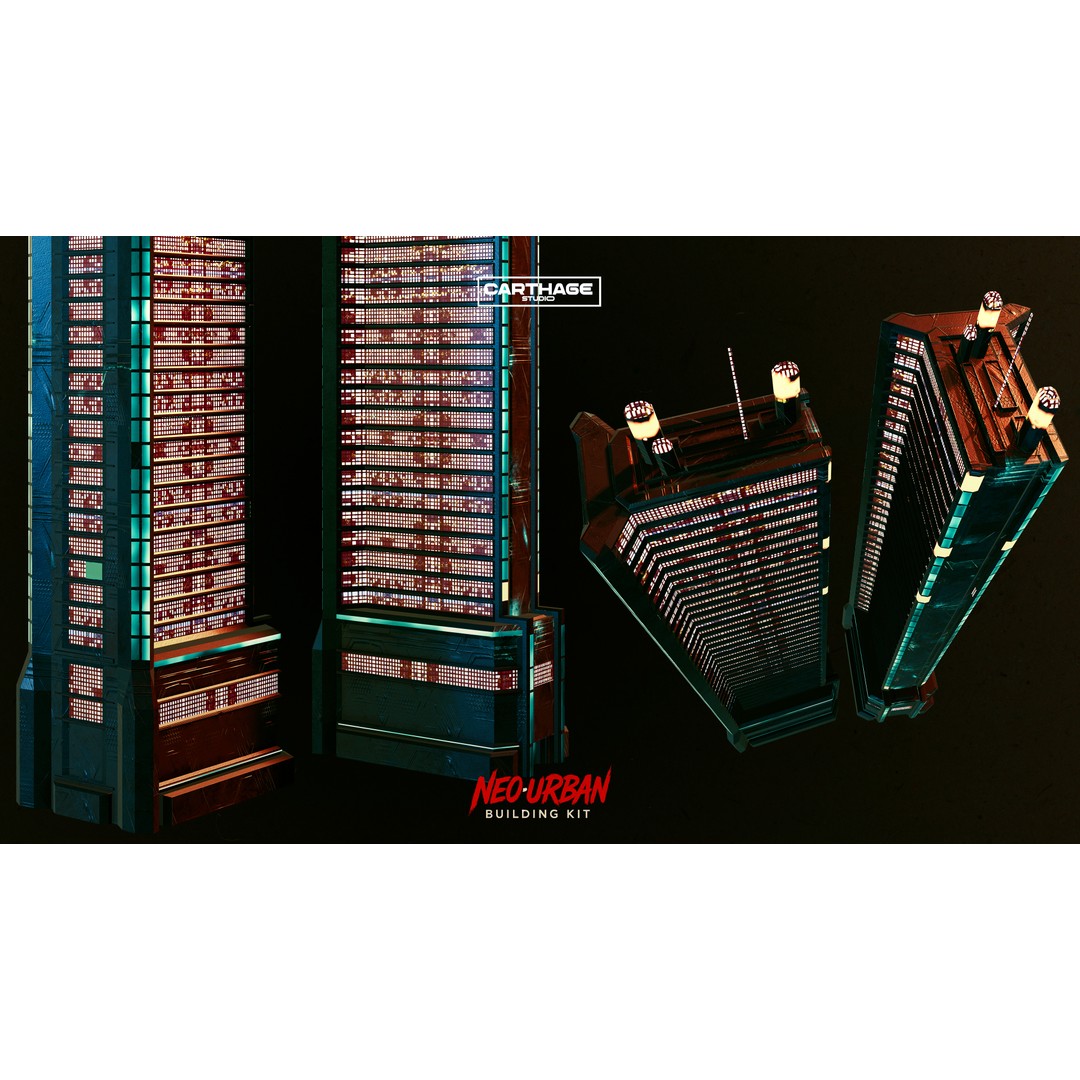 Stylized Building 3D Model – Low Poly Game Asset, FBX, PBR Textures - View 14