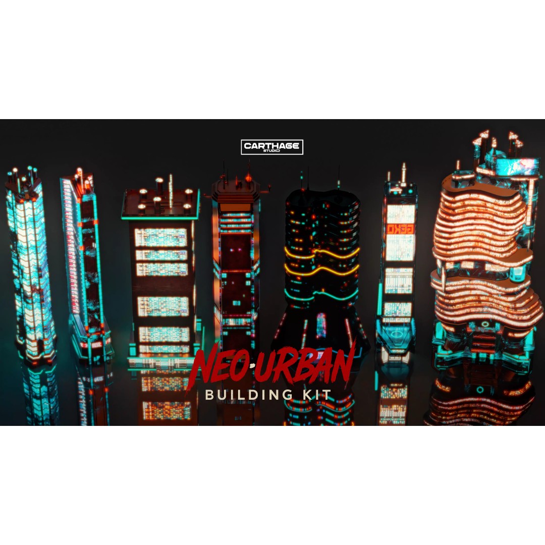 Stylized Building 3D Model – Low Poly Game Asset, FBX, PBR Textures - View 2
