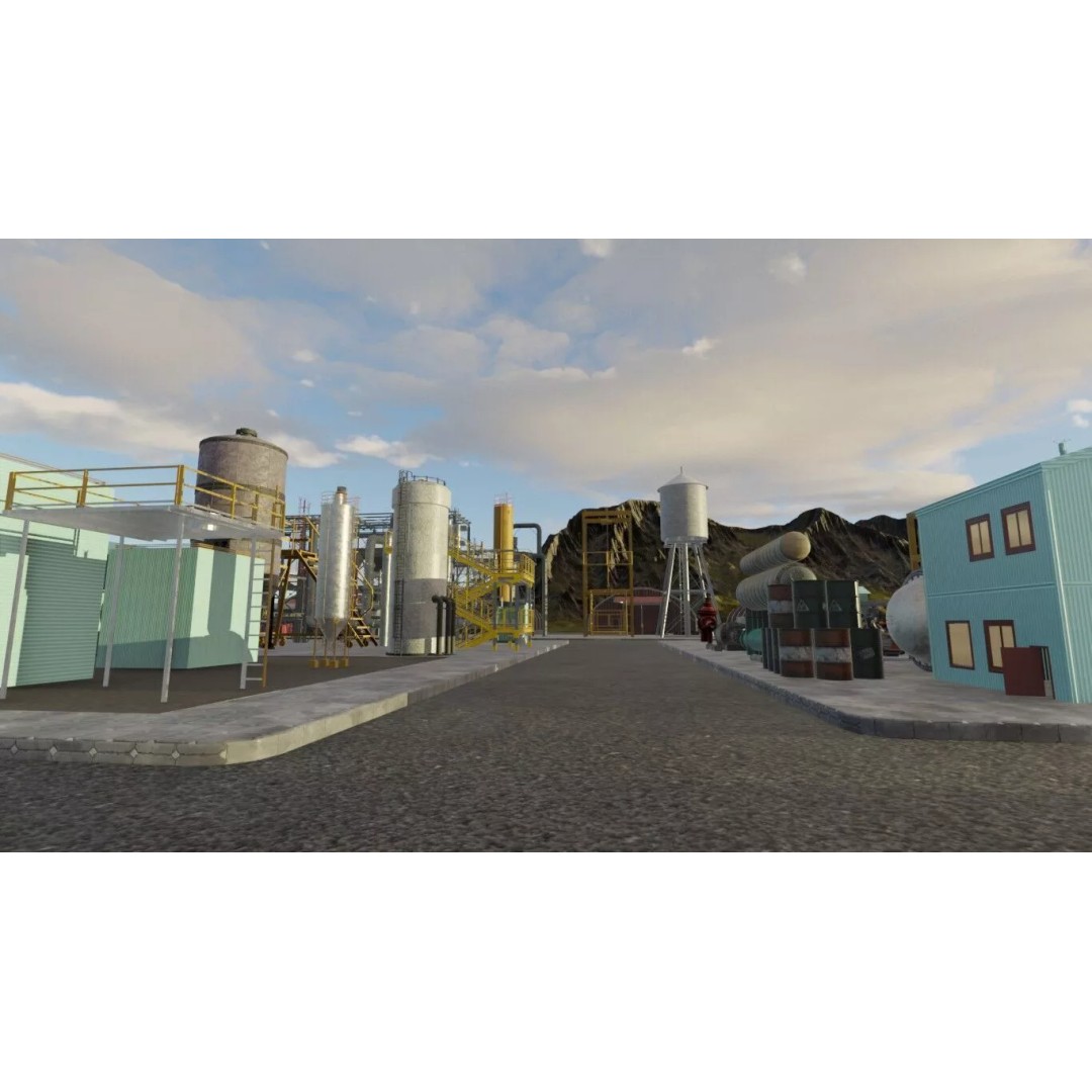 Industrial Complex 3D Model – PBR Exterior Environment for Blender - View 19