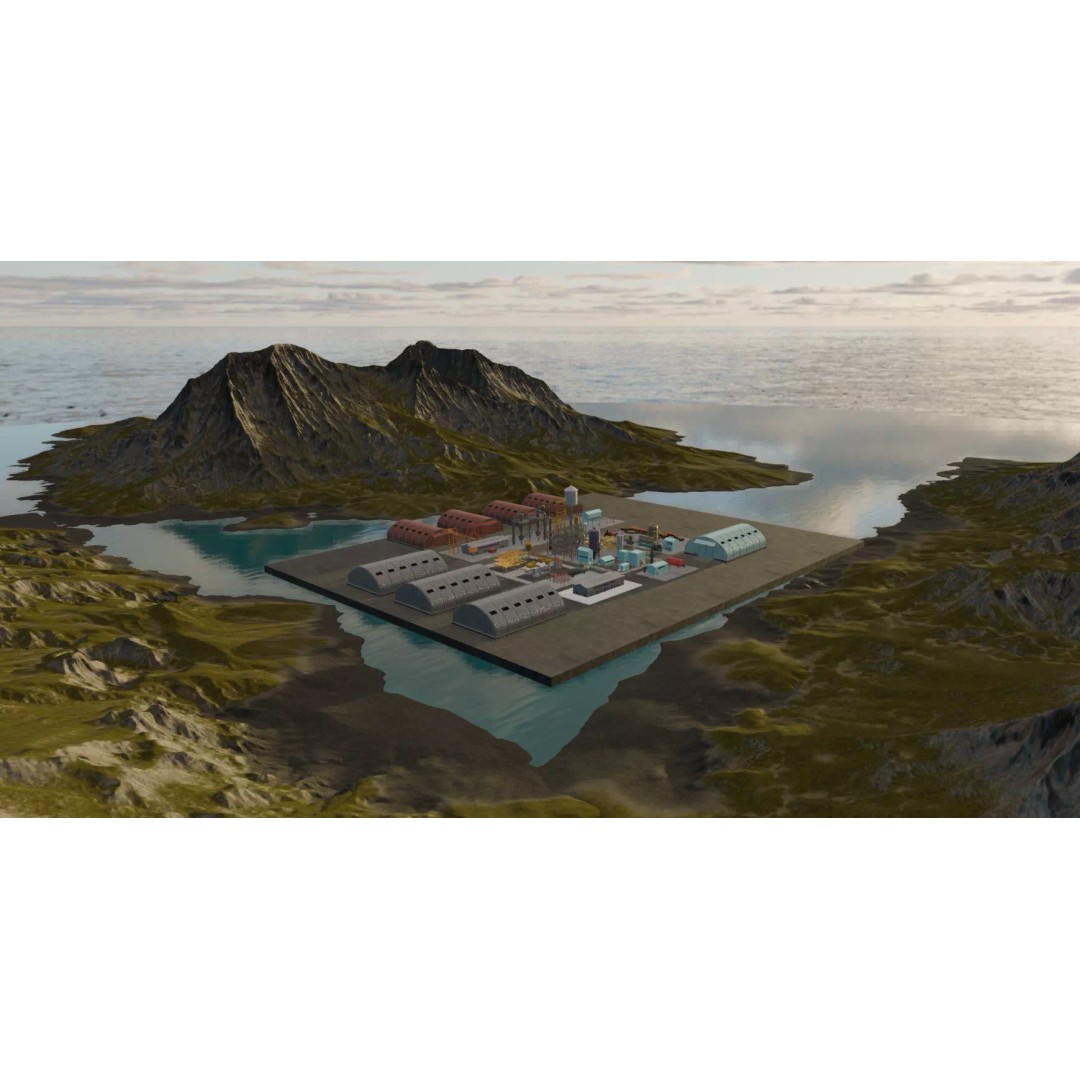Industrial Complex 3D Model – PBR Exterior Environment for Blender - View 8