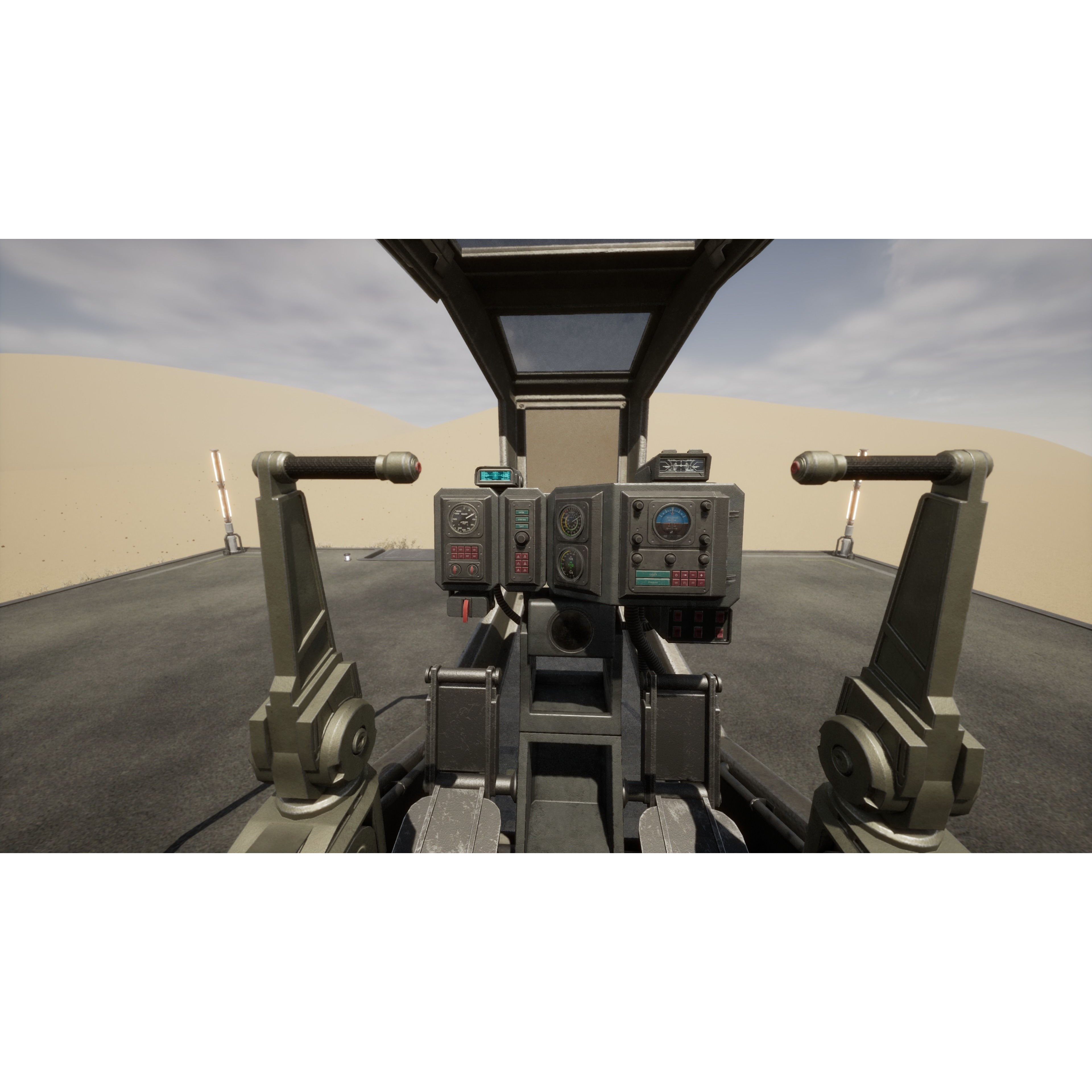 Atreides Ornithopter - Low-Poly Game-Ready 3D Model - View 10