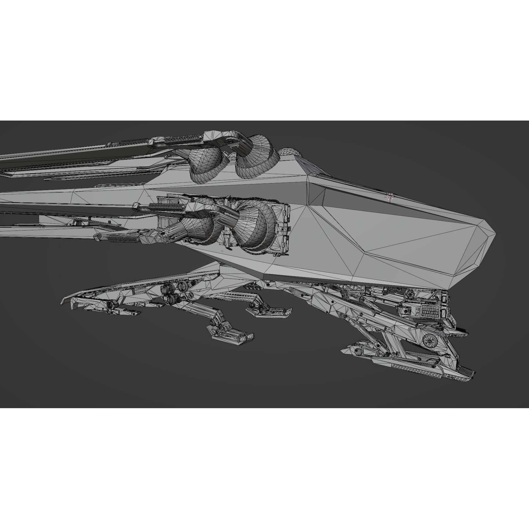 Atreides Ornithopter - Low-Poly Game-Ready 3D Model - View 14