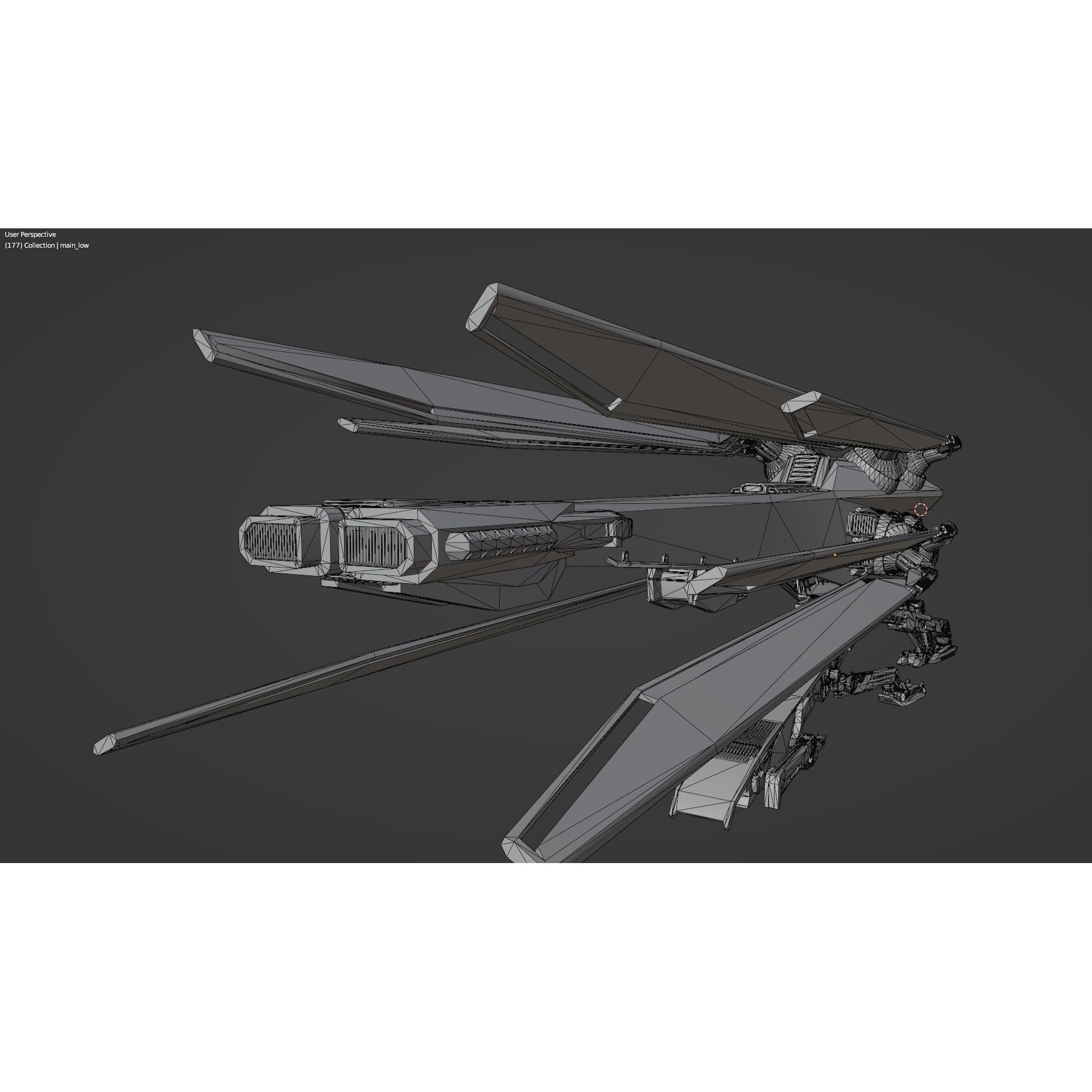 Atreides Ornithopter - Low-Poly Game-Ready 3D Model - View 16