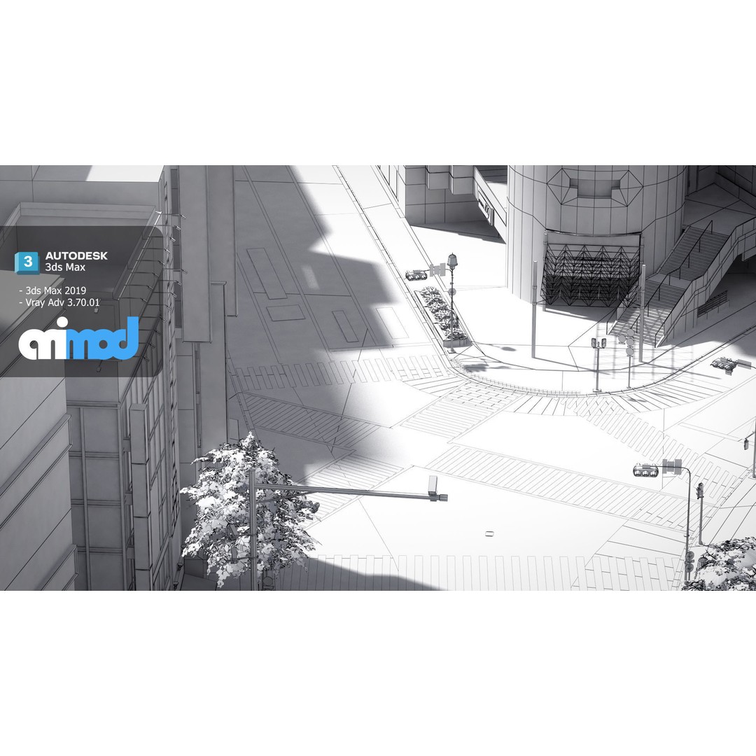 Shibuya 109 3D Model – Detailed Exterior Mall Asset, FBX - View 8