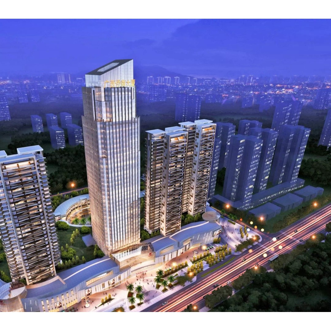 Mixed-Use Skyscraper Complex 3D Model – High-Quality Archviz Asset, FBX, OBJ - View 4