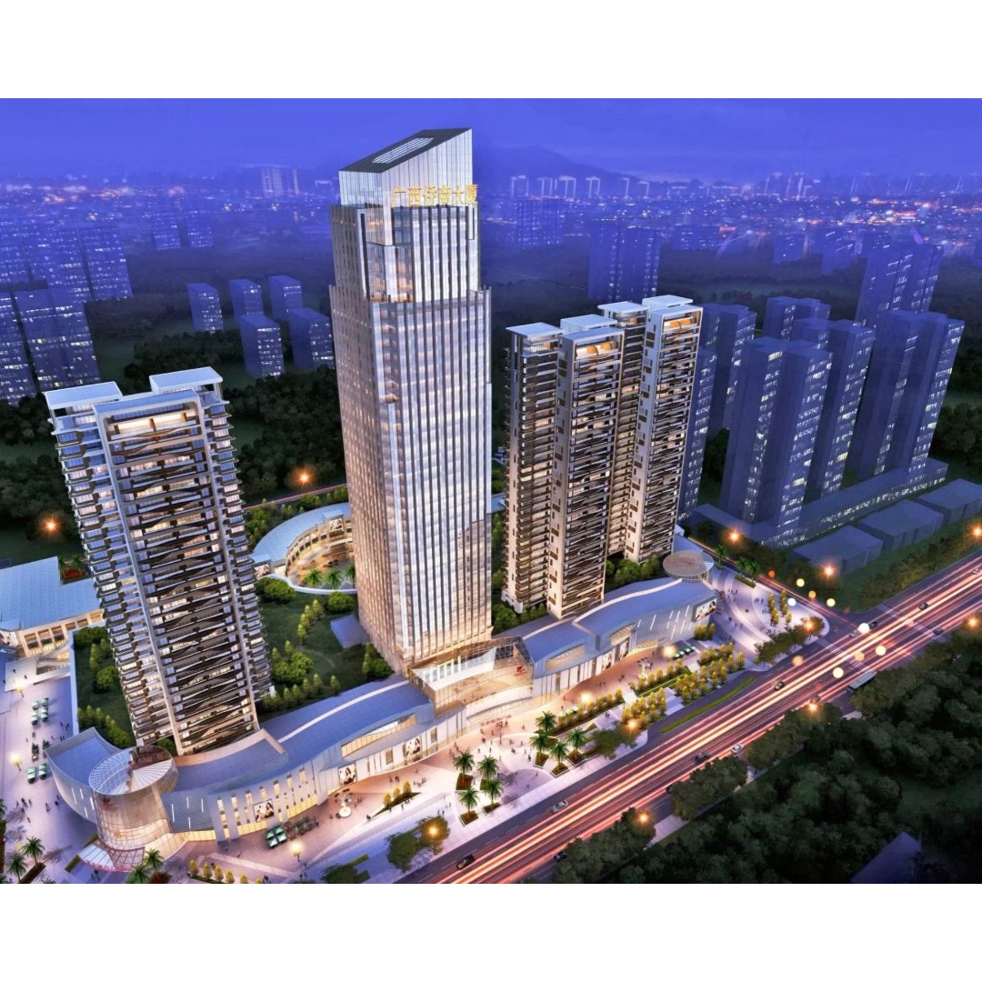 Mixed-Use Skyscraper Complex 3D Model – High-Quality Archviz Asset, FBX, OBJ - View 6