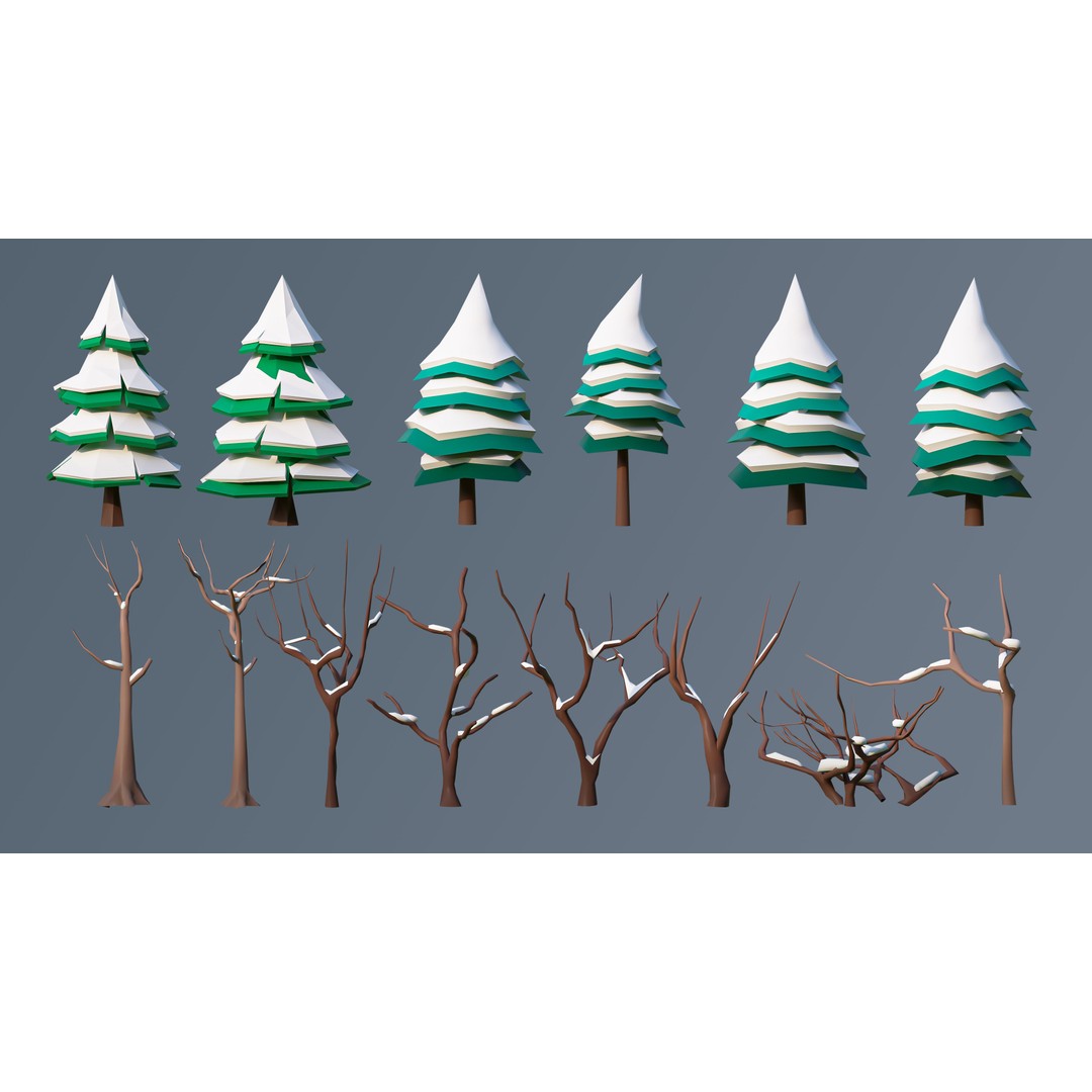 Vegetation 3D Model – Low Poly Game Asset with 504 Unique Plants - View 32