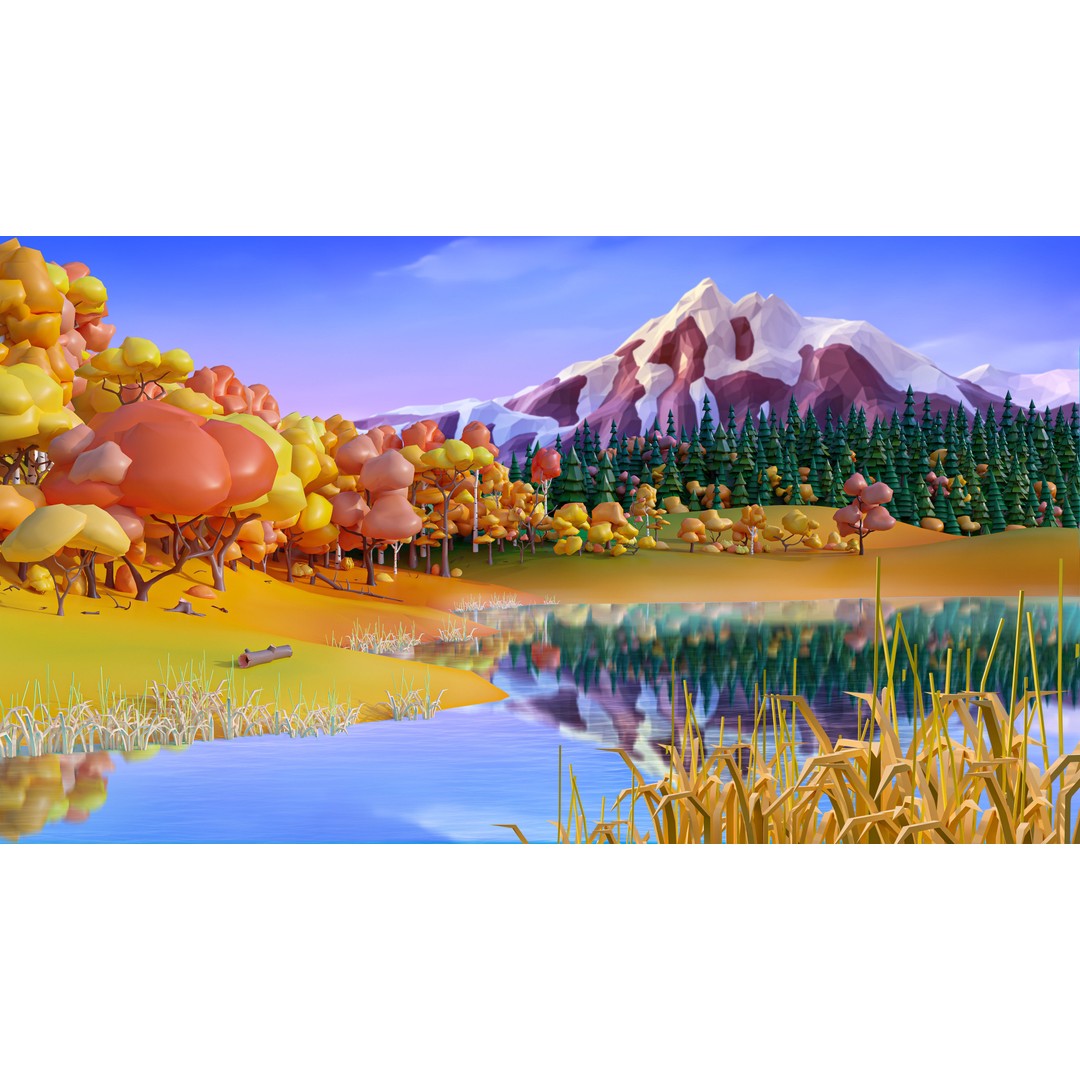 Vegetation 3D Model – Low Poly Game Asset with 504 Unique Plants - View 5