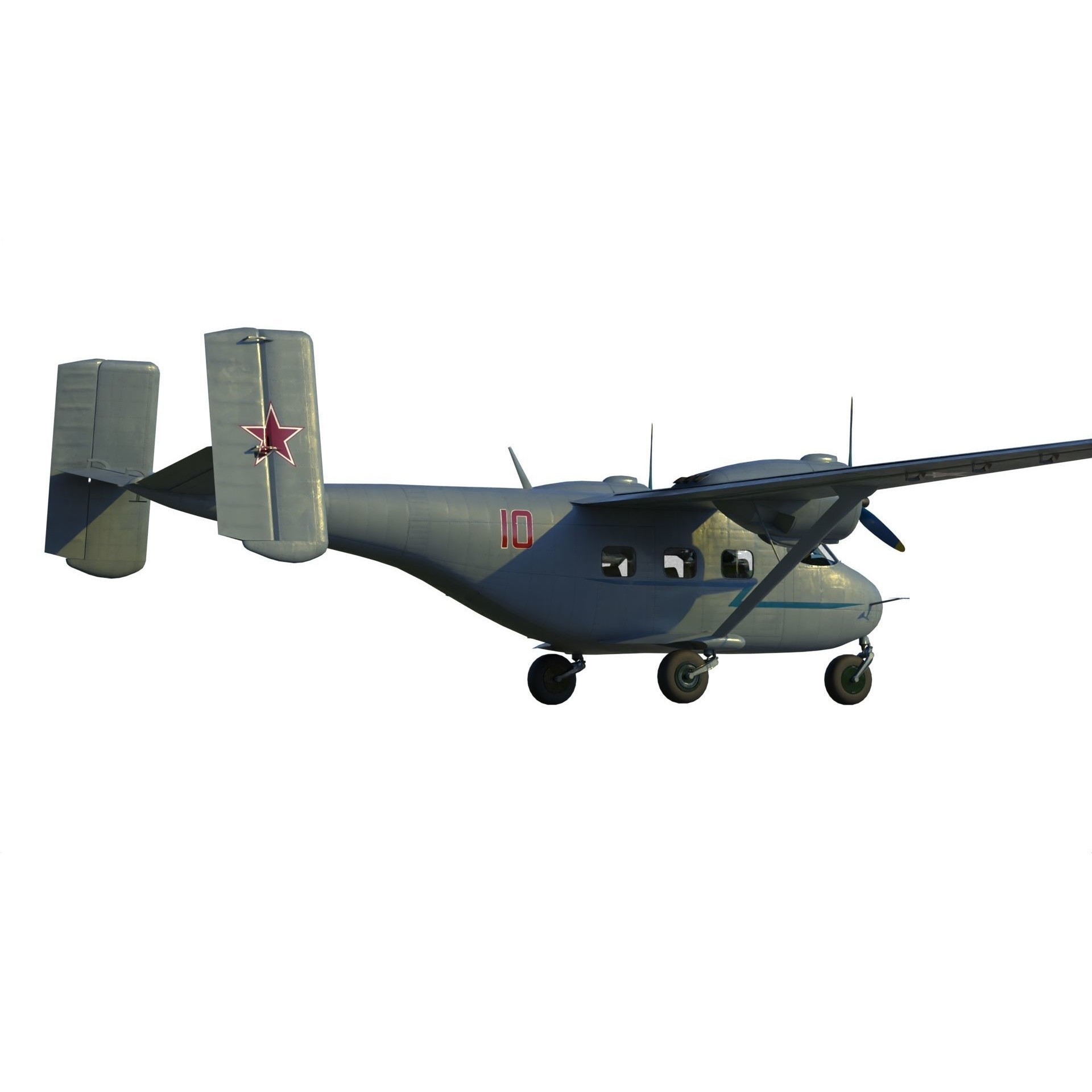 Antonov An-14 Pchelka - Game-Ready 3D Model - View 10