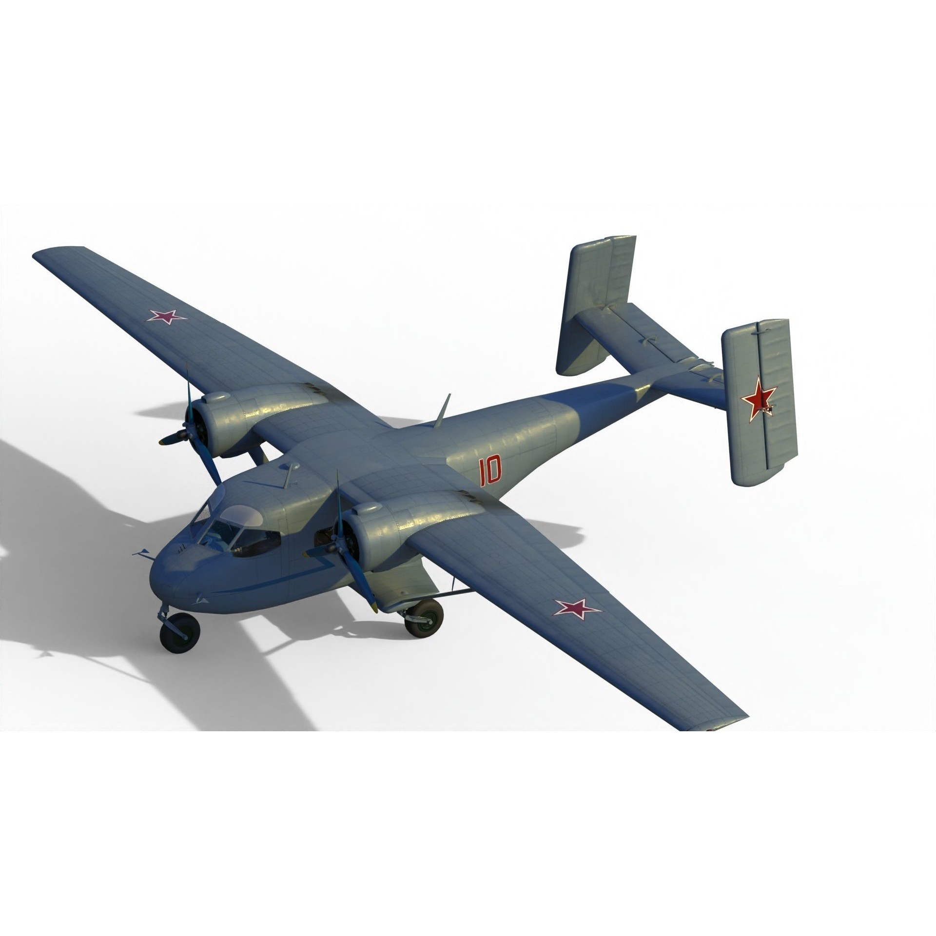 Antonov An-14 Pchelka - Game-Ready 3D Model - View 11