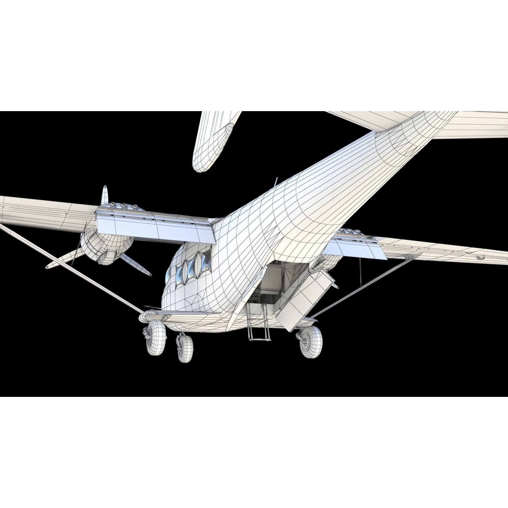 Antonov An-14 Pchelka - Game-Ready 3D Model - View 29