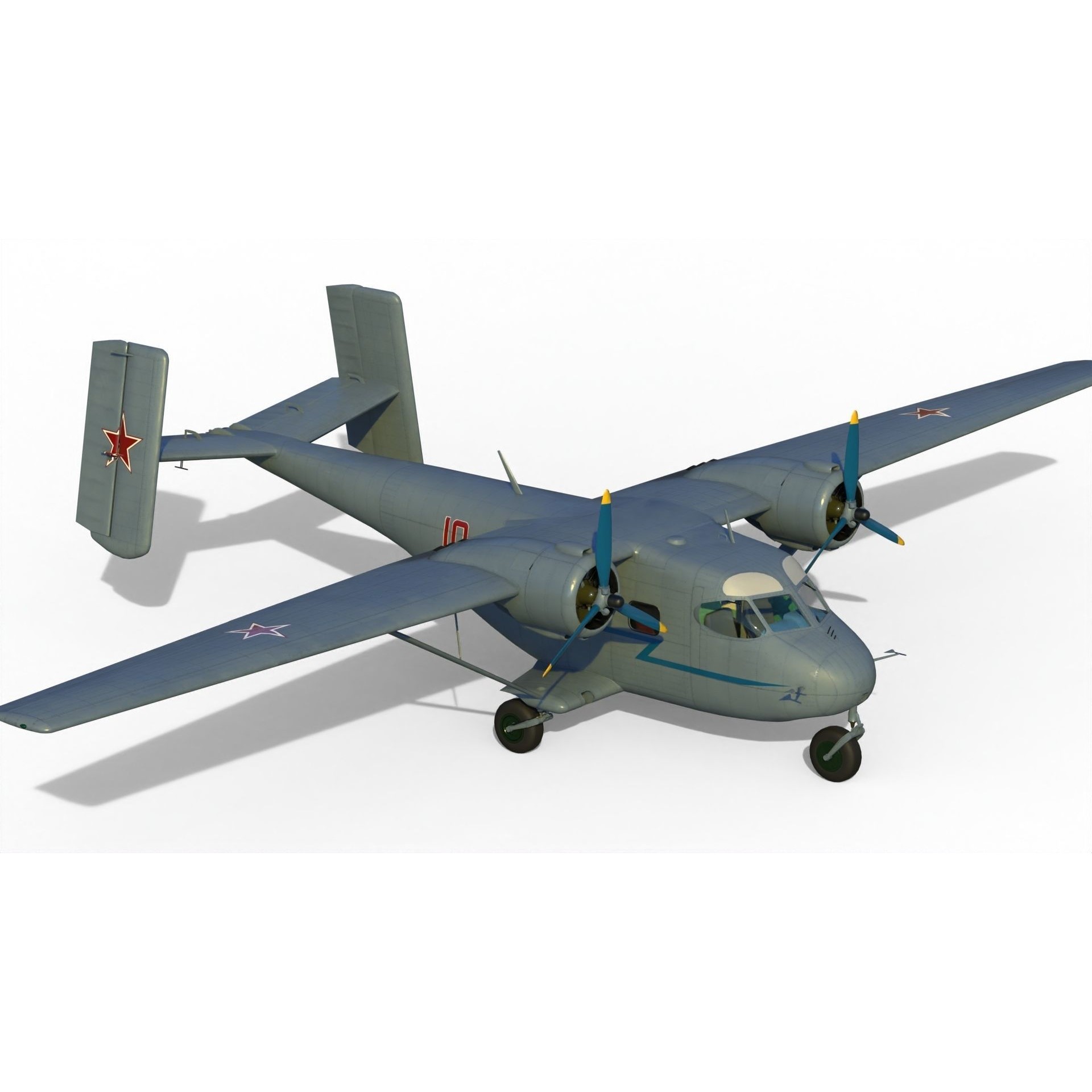 Antonov An-14 Pchelka - Game-Ready 3D Model - View 6