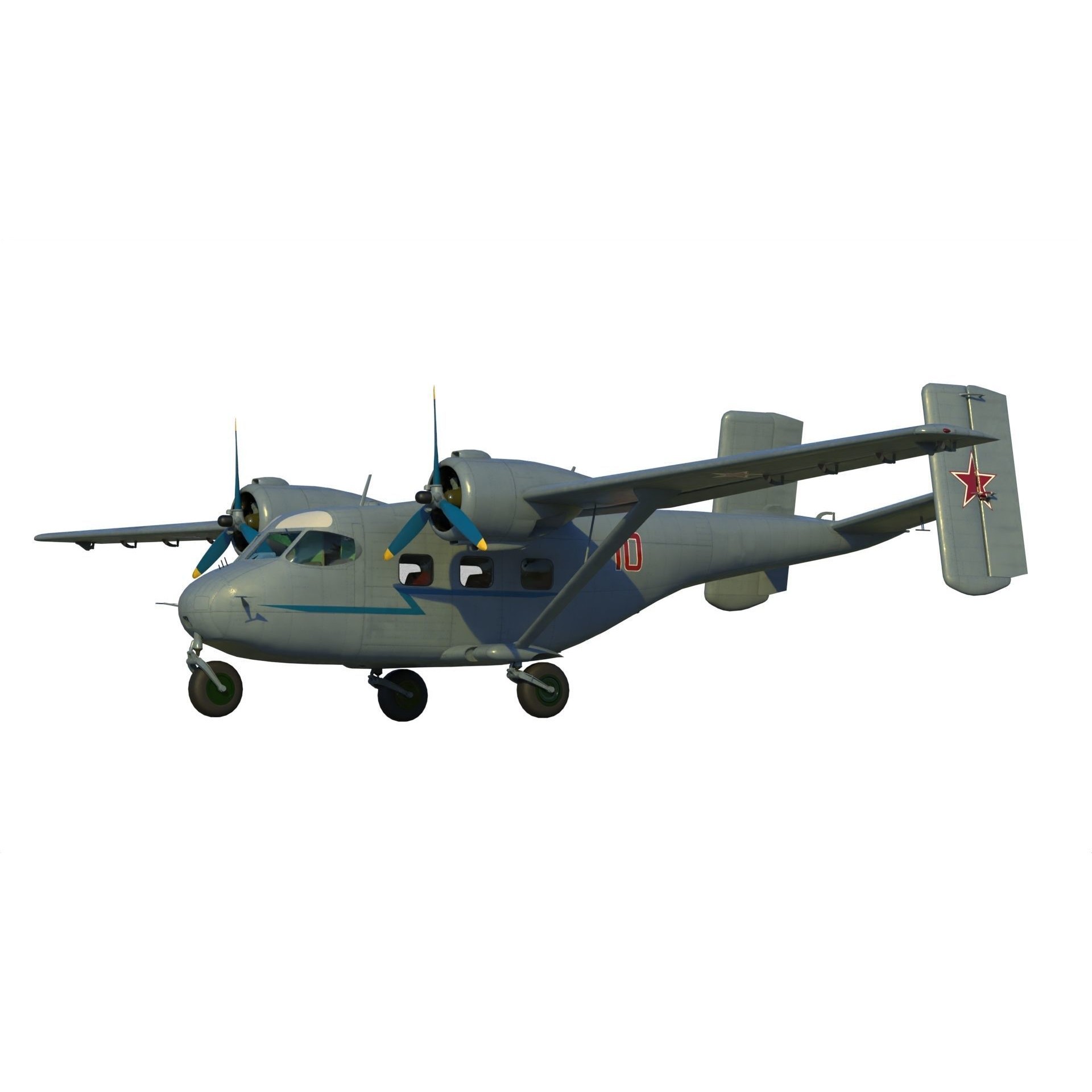 Antonov An-14 Pchelka - Game-Ready 3D Model - View 7