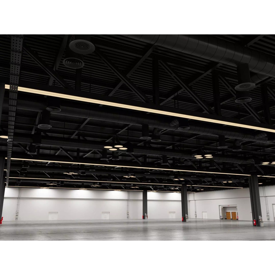 Exhibition Hall 3D Model – High Poly Interior Space, FBX, Blender, Game Ready - View 13