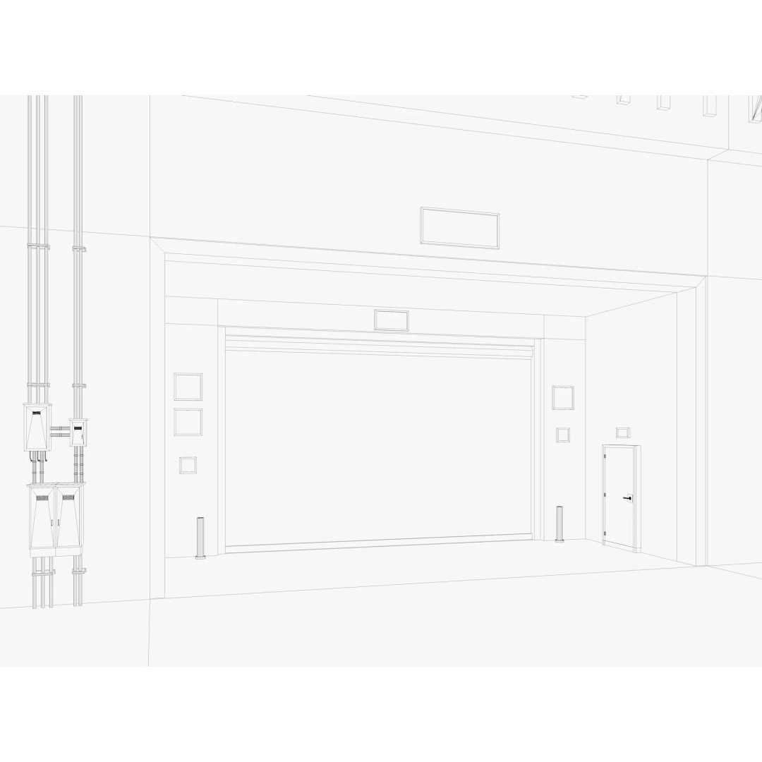 Exhibition Hall 3D Model – High Poly Interior Space, FBX, Blender, Game Ready - View 18